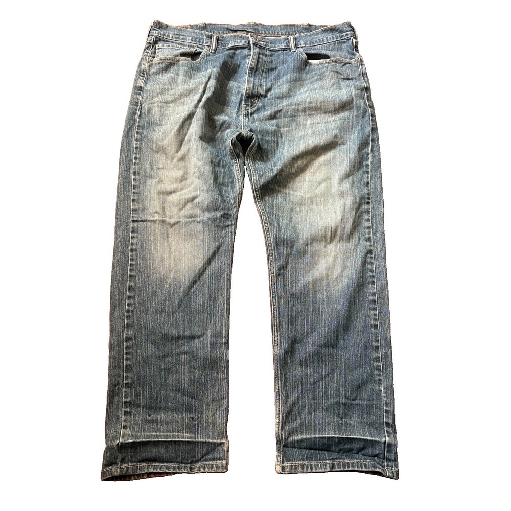 Levis 559 Jeans Mens 40x30 Relaxed Straight Mid Rise Dark Blue Wash